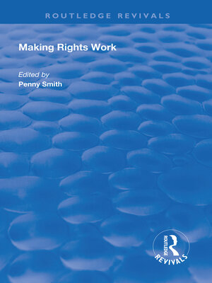 cover image of Making Rights Work